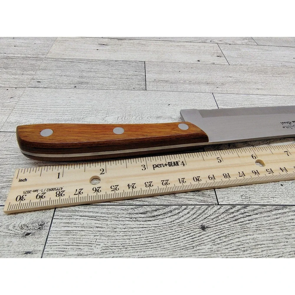 Vintage Japanese Kitchen Delite Chefs Knife Full Tang‎ 14